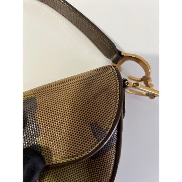 Dior Extremely rare small size camouflage saddle bag - Picture 9 of 11